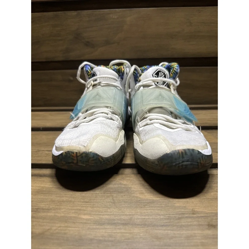 NIKE KYRIE 6 Boy's 7Y , White Sapphire Laser‎ Crimson Blue. BQ5599-146.
